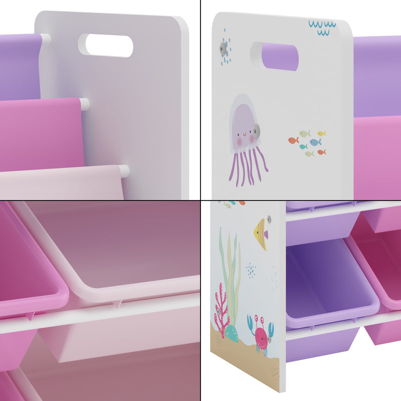 Étagère pour enfants 'Rødøy avec 6 boîtes 78 X 86 X 27 Cm