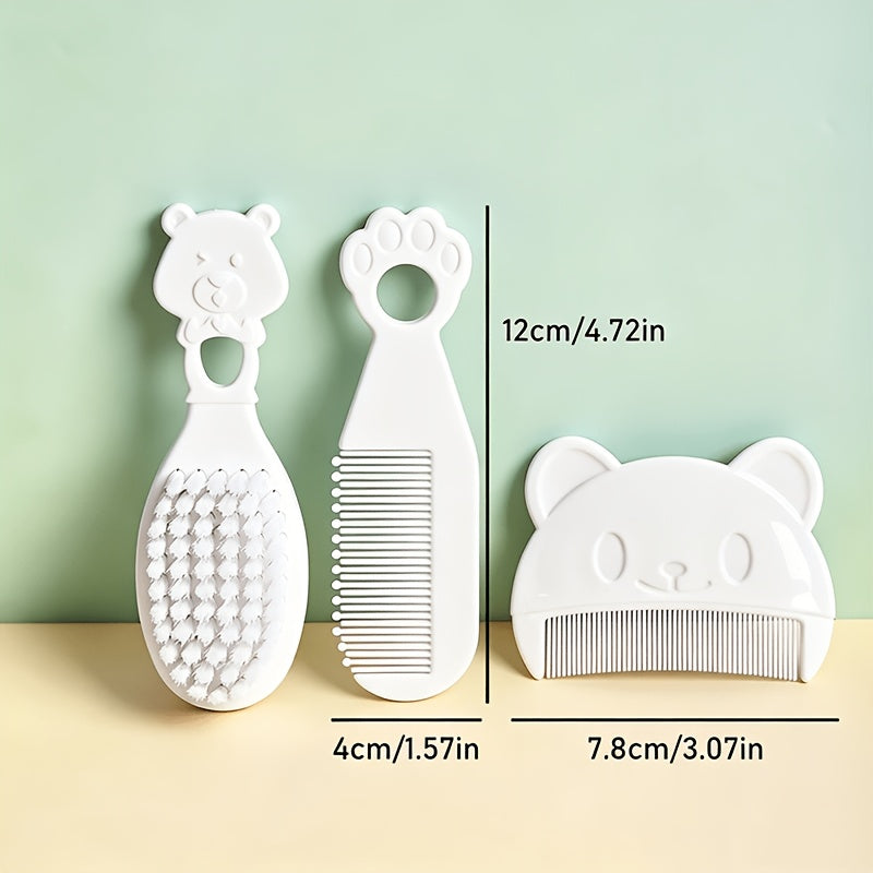Brosse à cheveux bébé ours mignon — Monptitlou Image