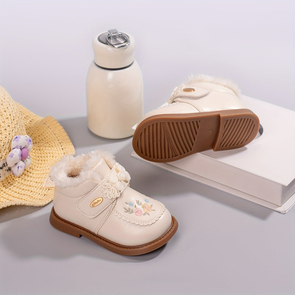 Nouvelles chaussures de princesse mi-mollet pour filles, hiver 2025 — Monptitlou