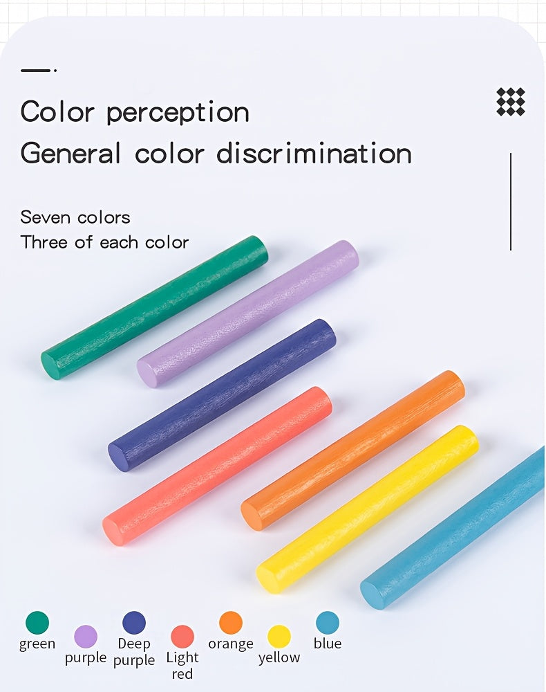 Jouet hérisson en bois multicolore pour enfants — Monptitlou