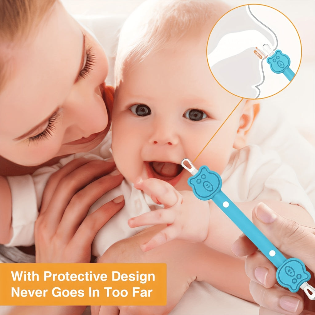 Outil de nettoyage 2-en-1 pour nez et oreilles en forme d'ours en — Monptitlou