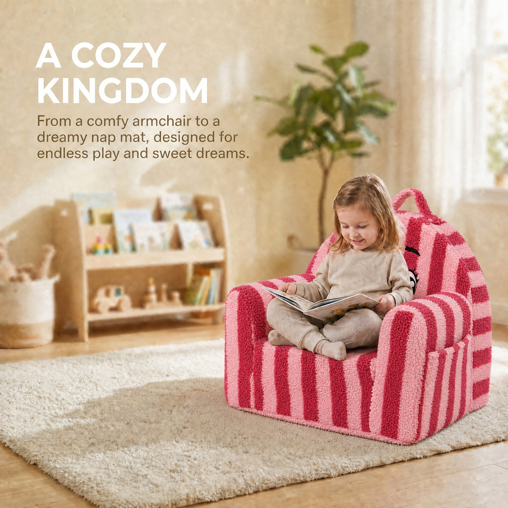 Canapé Enfant, Canapé Pliable pour Enfants avec Design Adorable et