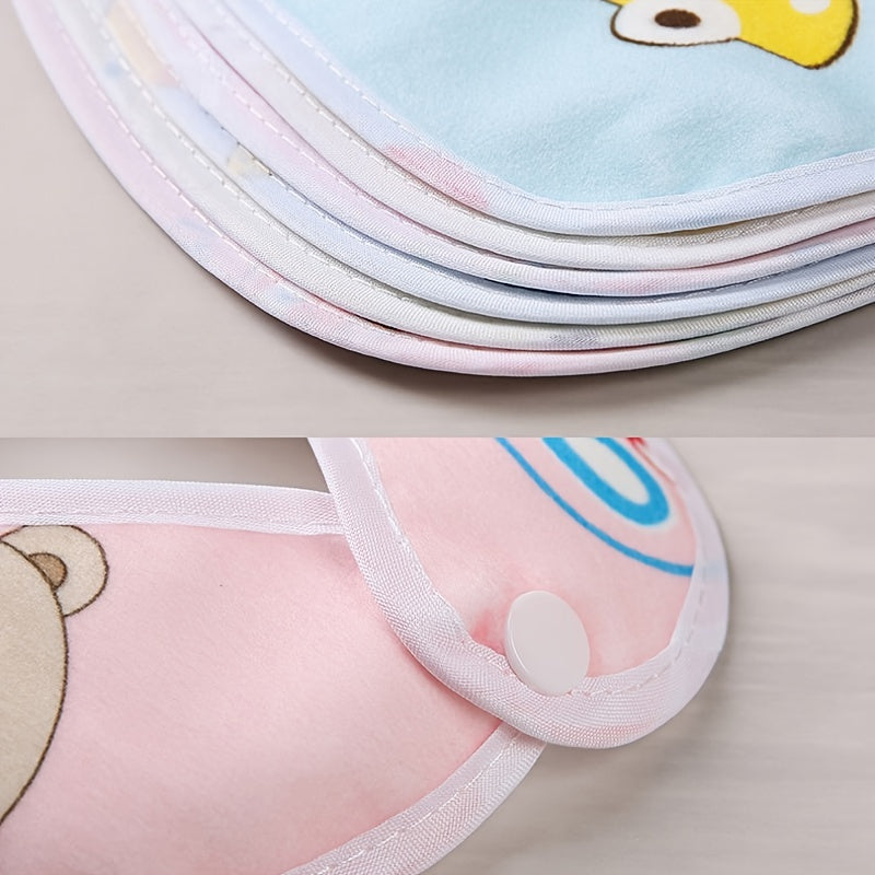 /6pcs Bavoirs en Velours Cristal pour Enfants Styles Aléatoires — Monptitlou