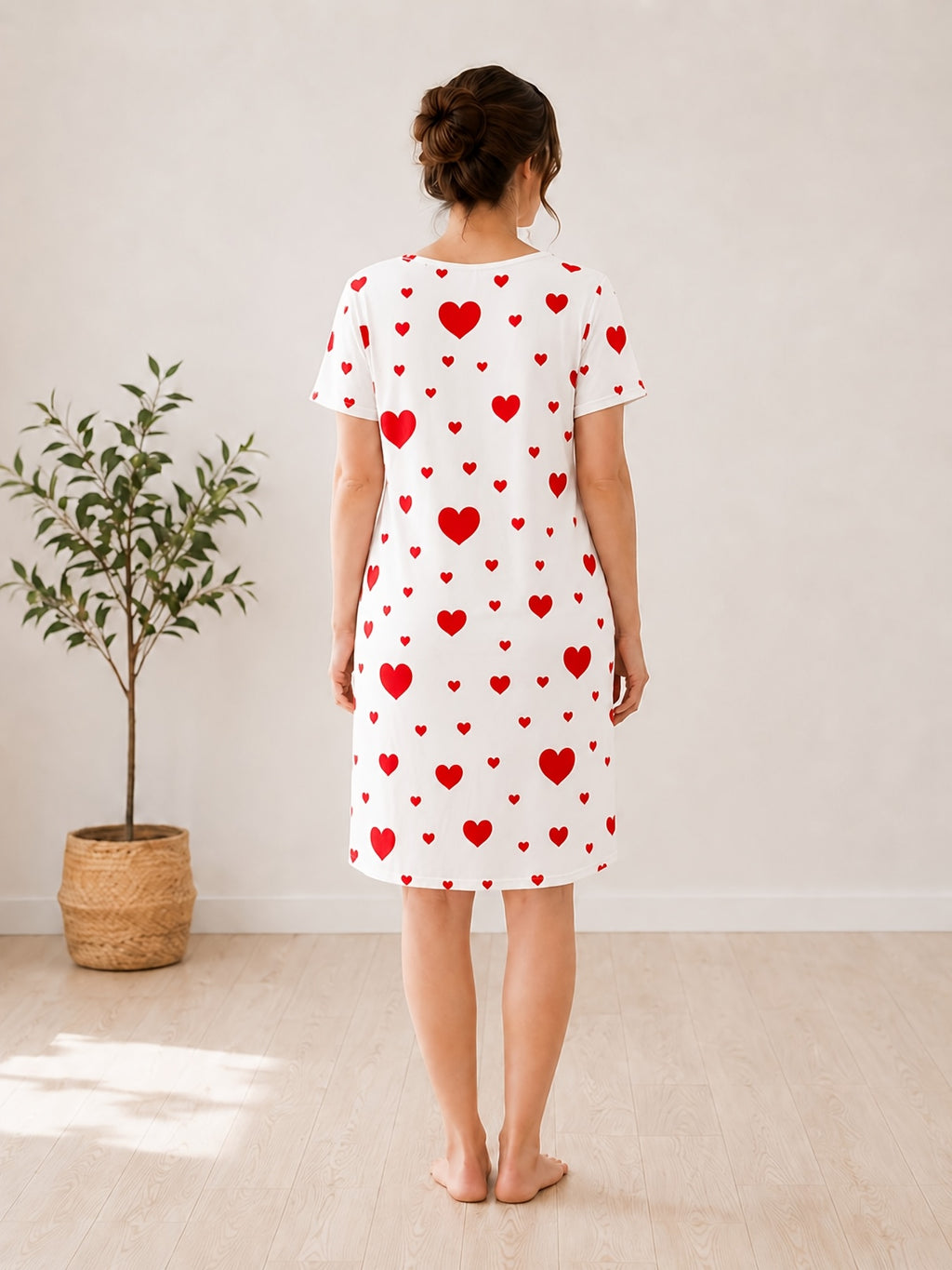 Chemise de nuit de maternité et d'allaitement pour femme — Monptitlou