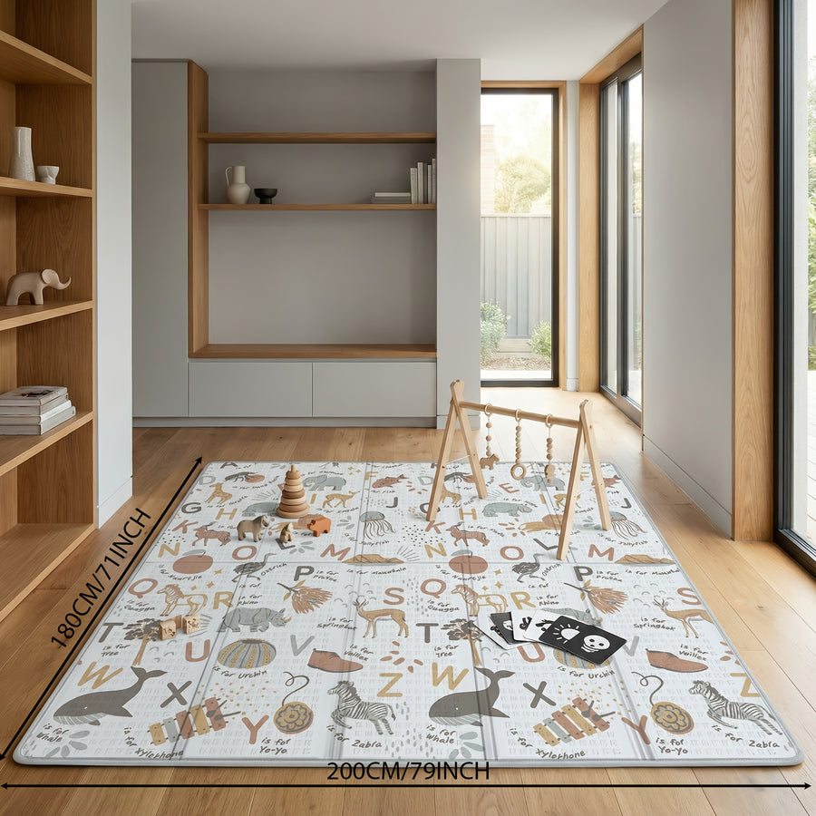 Tapis XPE Spacieux 200.66x180.34 cm Double Face Quick-Store — Monptitlou