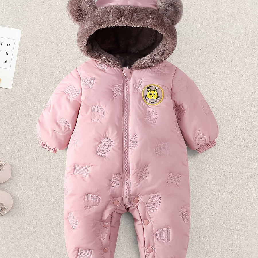 Barboteuse d'hiver pour fille — Monptitlou