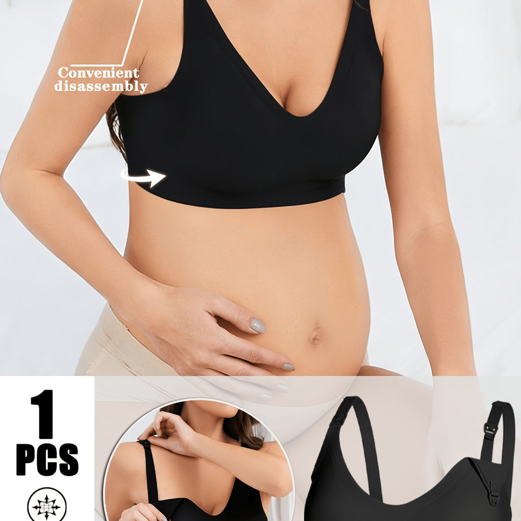Soutien-gorge d'allaitement maternité 1 pièce, sans armatures — Monptitlou
