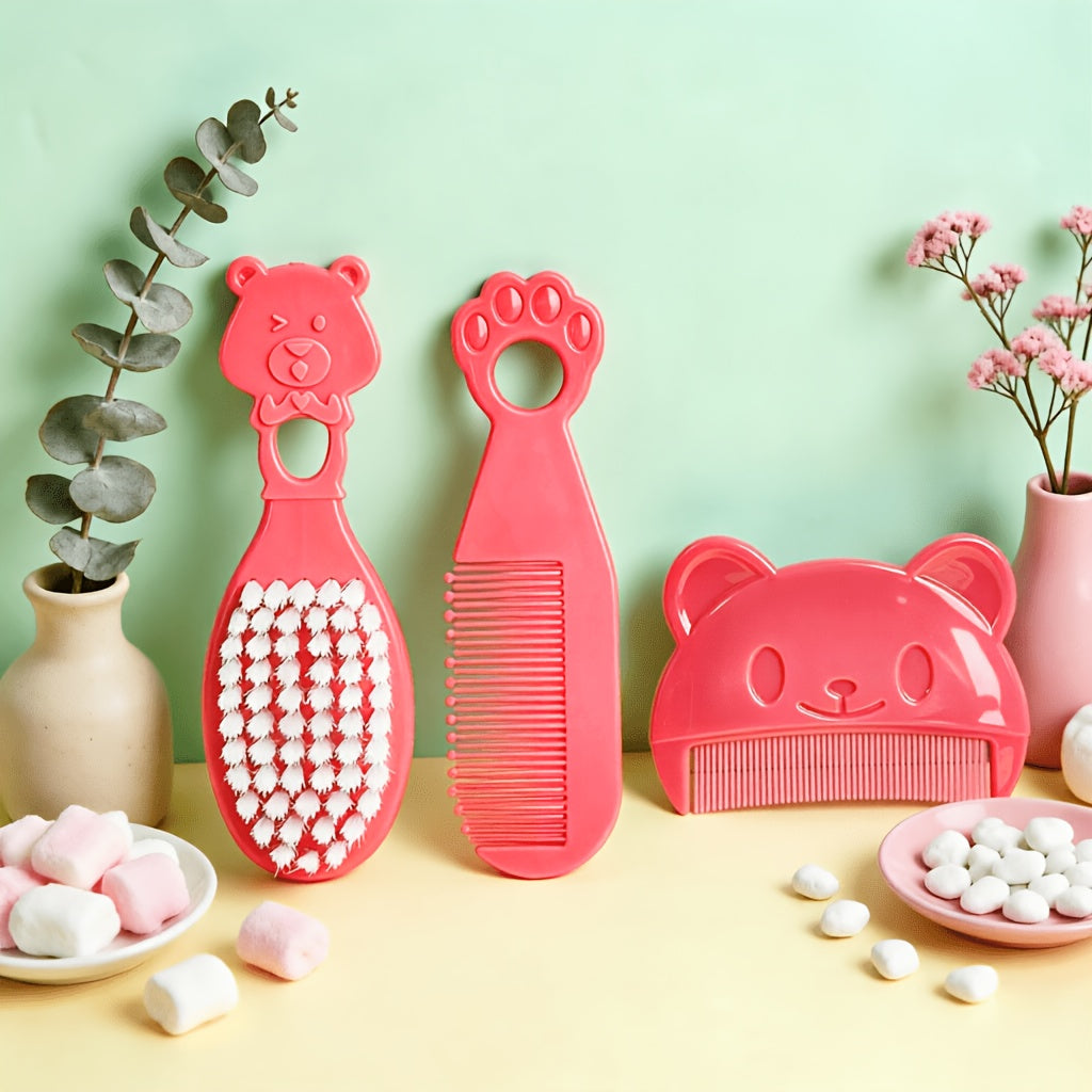 Brosse à cheveux bébé ours mignon — Monptitlou