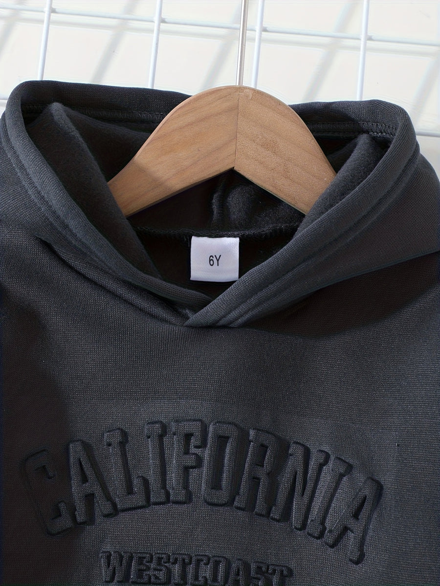 Ensemble à capuche en polaire pour garçons