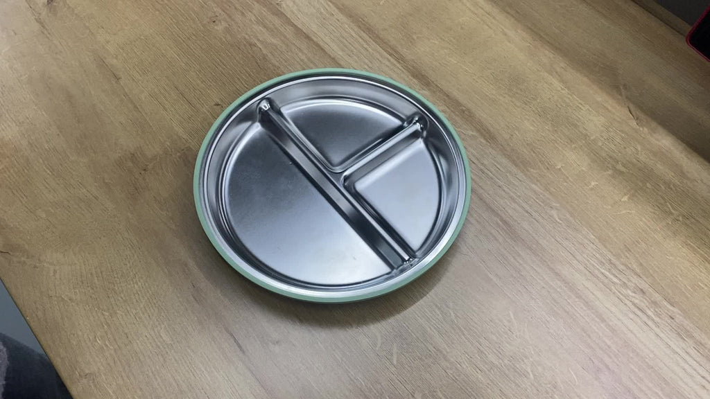 Lot de fourchette-cuillère en acier inoxydable avec ventouse en silicone fendue, bol pour enfants, gobelet avec paille, 