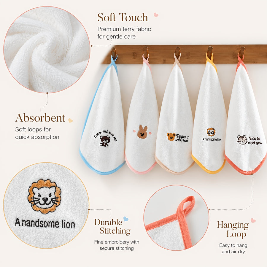 Serviettes Douces pour Bébé - Lot de 5 Serviettes et Mouchoirs Ultra — Monptitlou