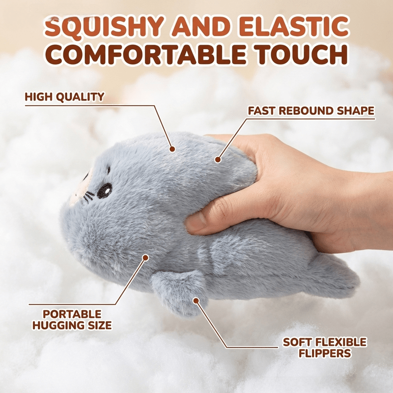 Peluches mignonnes de petit phoque, couleur aléatoire — Monptitlou Image