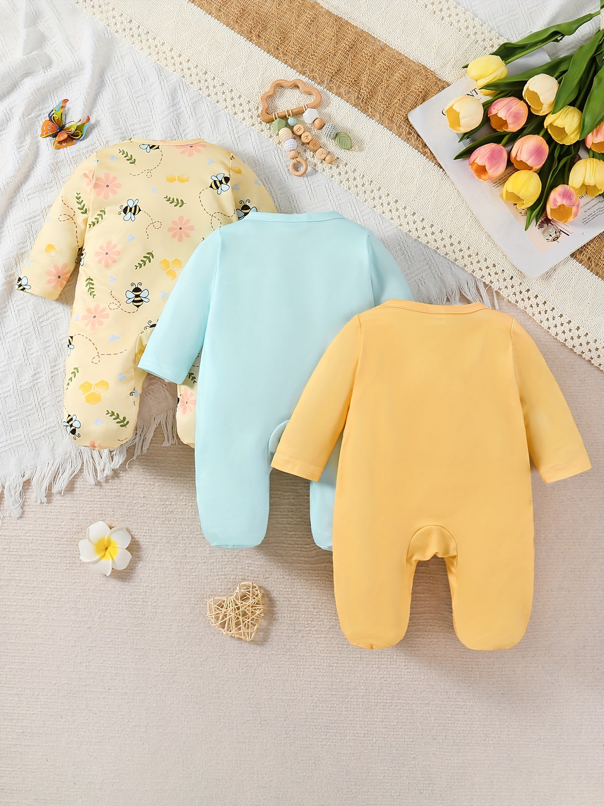 Ensemble Body Trois Pièces pour Filles, Idéal pour l'Extérieur — Monptitlou Image