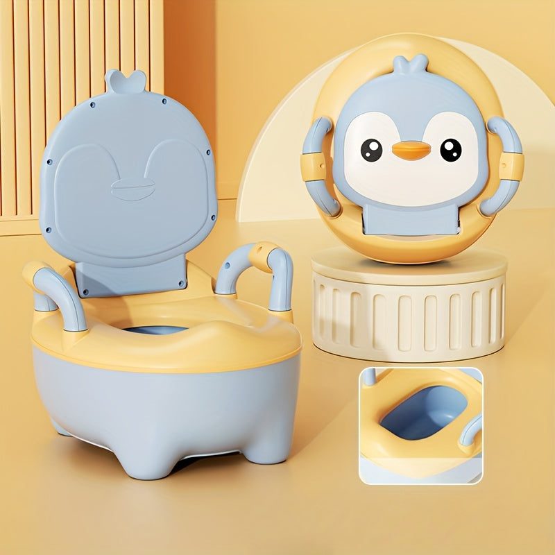 Siège de Toilette d'Apprentissage en Forme de Pingouin avec Housse de — Monptitlou