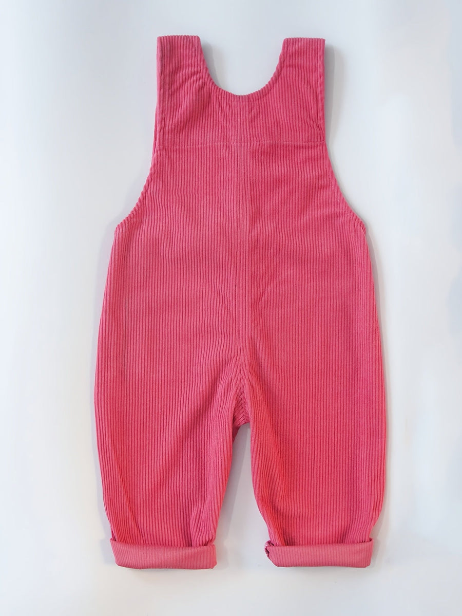 Salopette Bébé Printemps et Automne Fille Style Étranger Velours Côtelé — Monptitlou