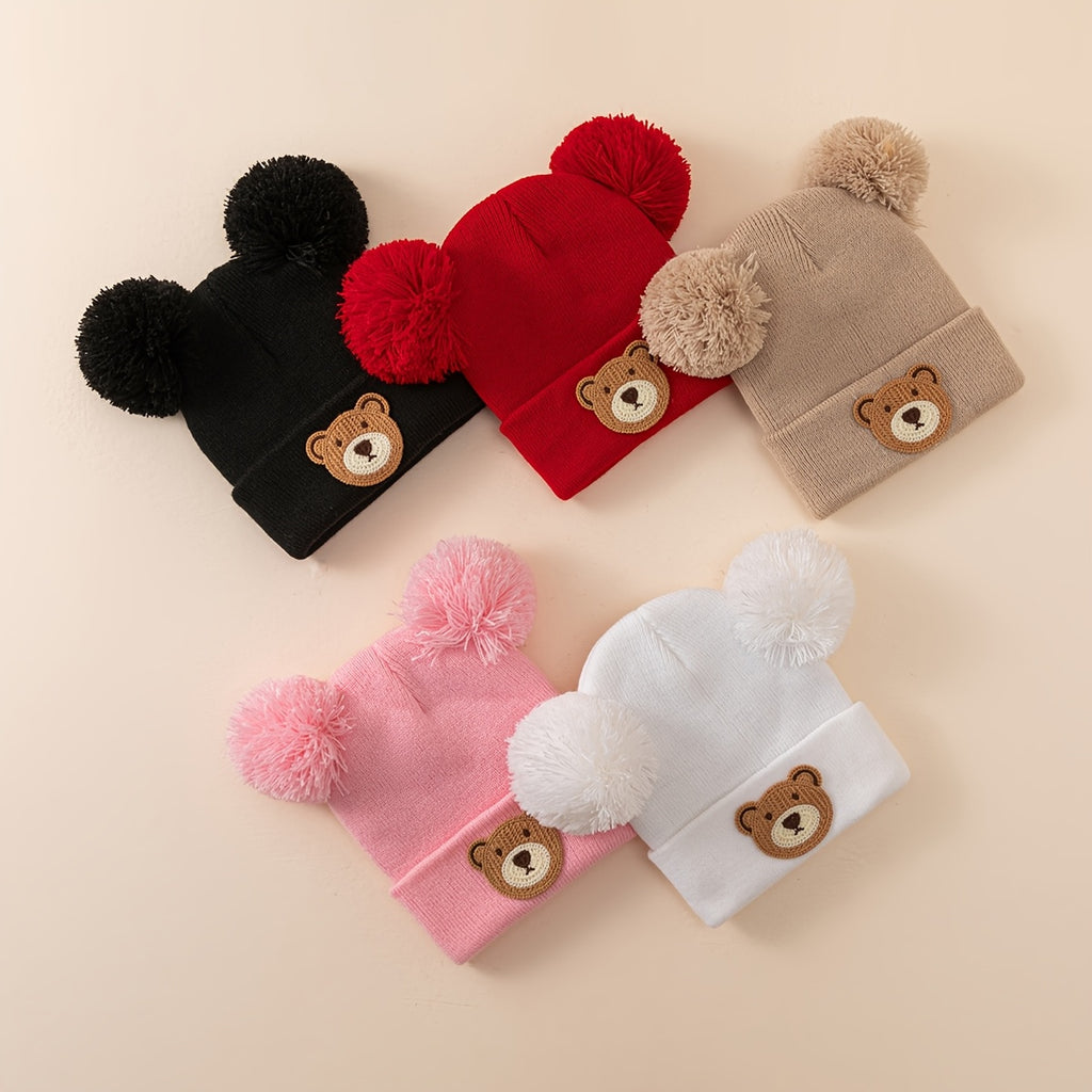 Bonnets d'extérieur tricotés sans bord pour bébé — Monptitlou