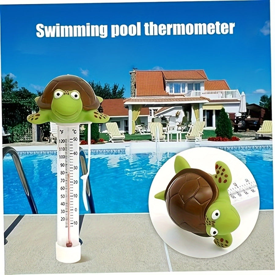 Thermomètre de bain flottant avec cordon, modèle tortue — Monptitlou