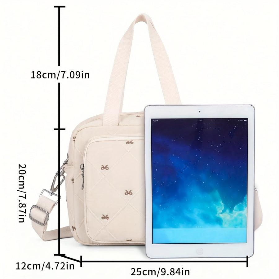 Sac à langer léger, sac fourre-tout avec longue bandoulière pour maman et papa, sac à langer matelassé pour filles et ga