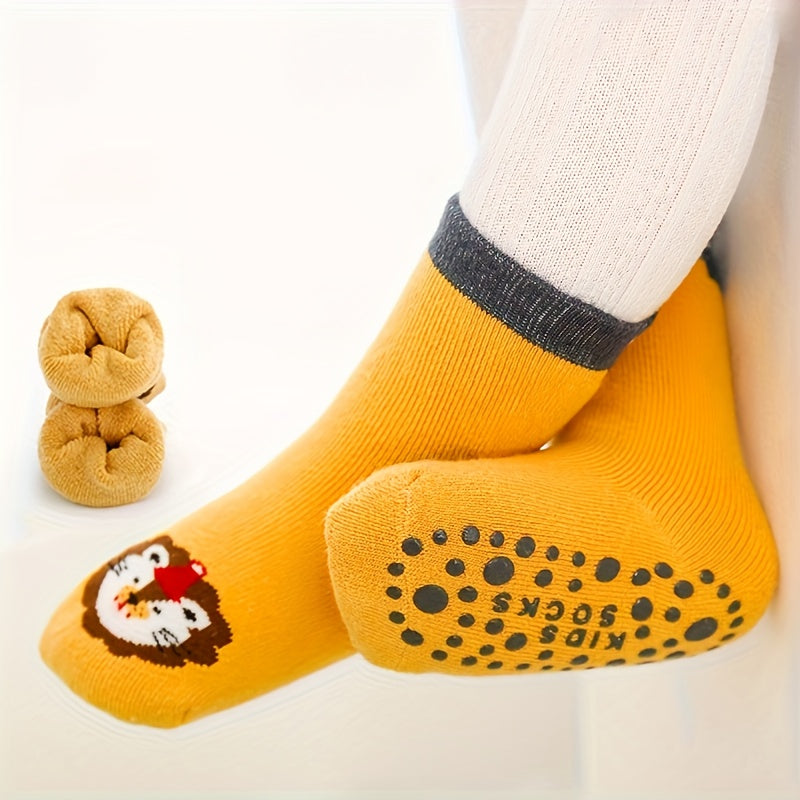 6 Paires de Chaussettes de Sol pour Tout-Petits — Monptitlou