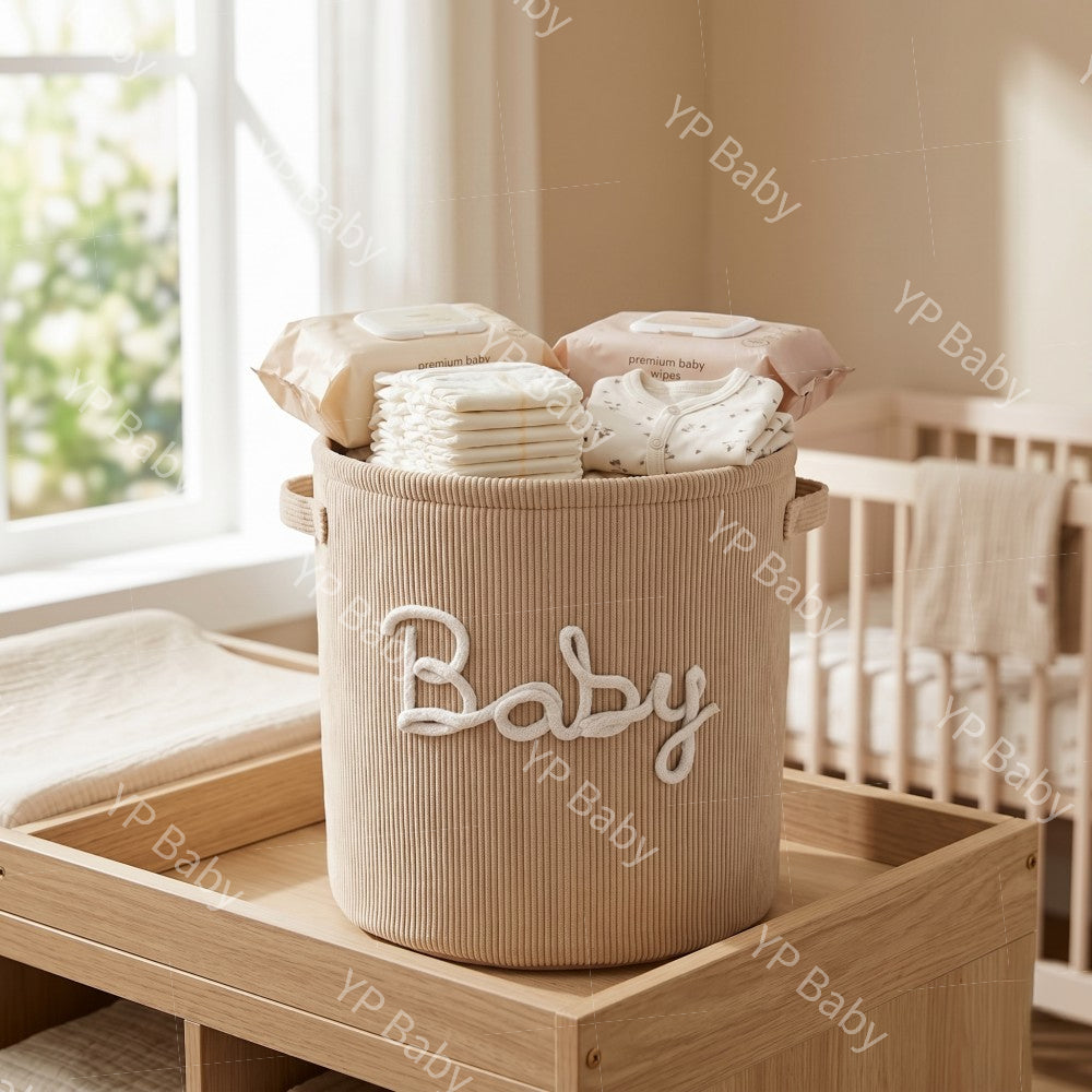 1 panier de rangement pour couches avec motif de dessin animé — Monptitlou