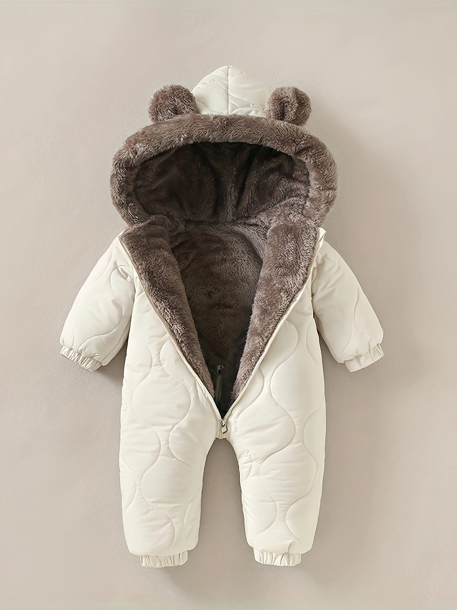 Combinaison d'Hiver Doublée Polaire Unisexe à Capuche, photo 16