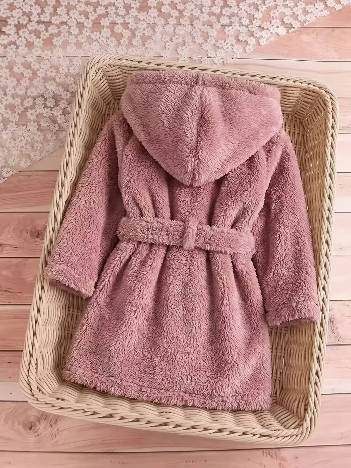 Tenue Bébé Tendance, Manteau Brodé Lettre Rose Mignon — Monptitlou Image