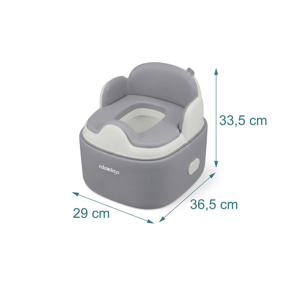 Pot "4in1" gris - (L)36.5 x (H)33.5 x (P)29 cm — Monptitlou