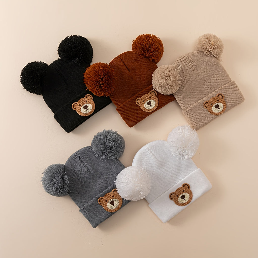 Bonnets d'extérieur tricotés sans bord pour bébé — Monptitlou