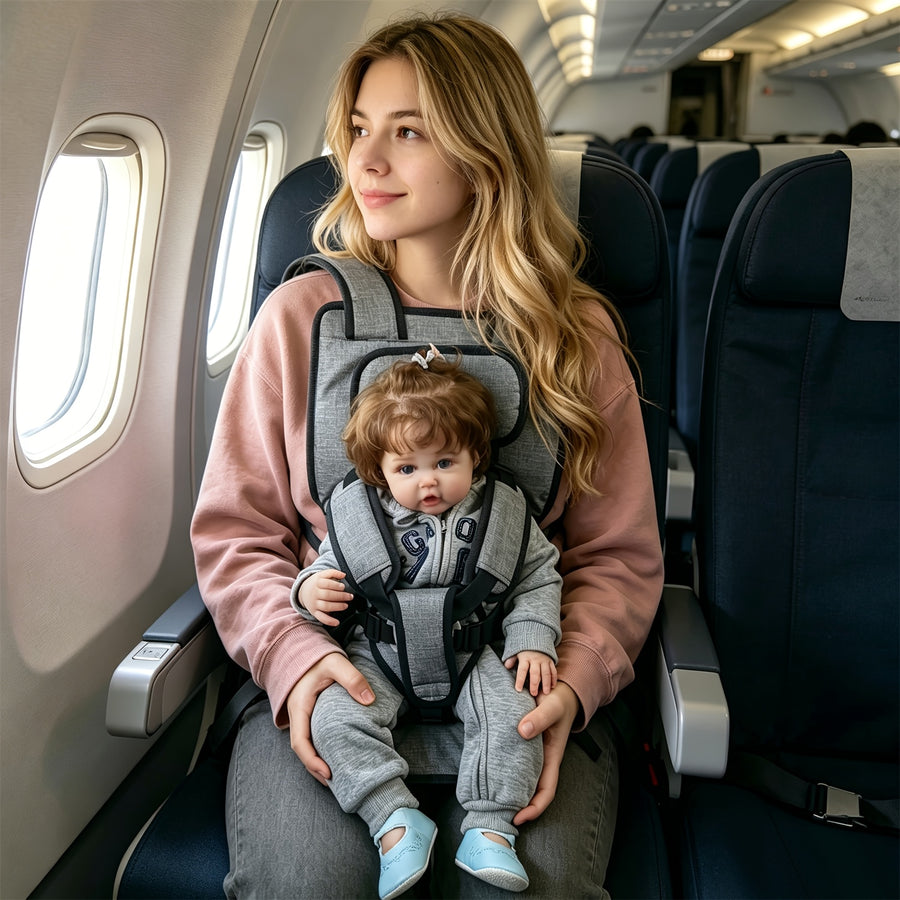 Porte-bébé dos pour voyage de maman — Monptitlou