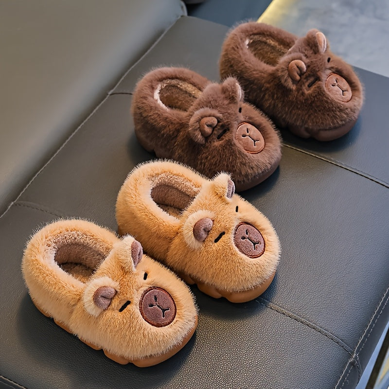 Chaussons en peluche pour enfants garçons et filles — Monptitlou