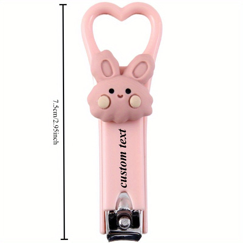 Laser Gravure Personnalisation Disponible Ce Coupe-ongles Cœur Cartoon