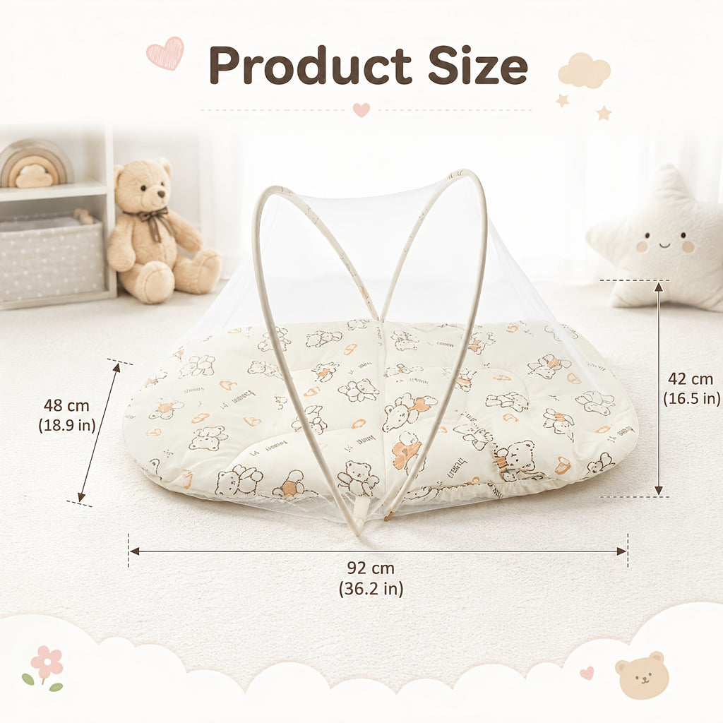 Moustiquaire d'extérieur simple pour enfants, portable, avec rangement — Monptitlou