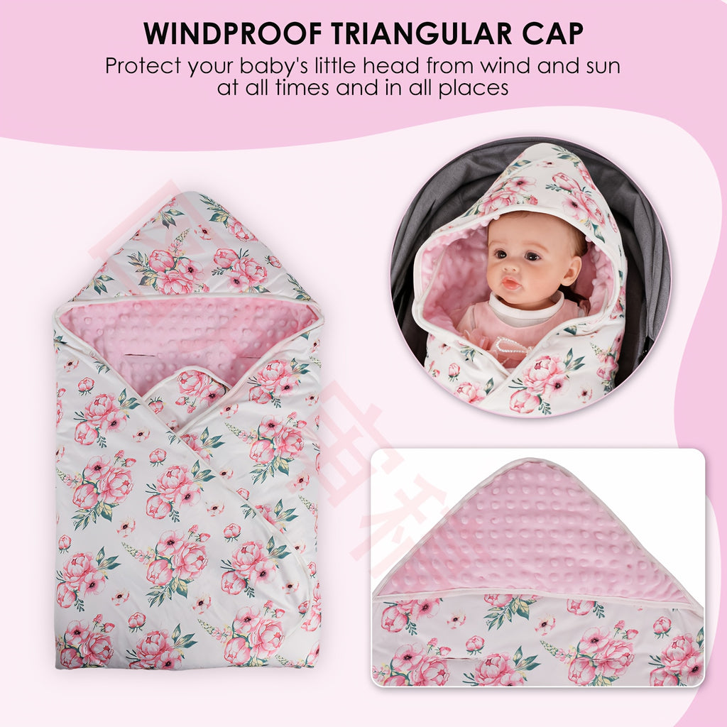 Couverture d'emmaillotage épaissie pour bébé automne/hiver — Monptitlou