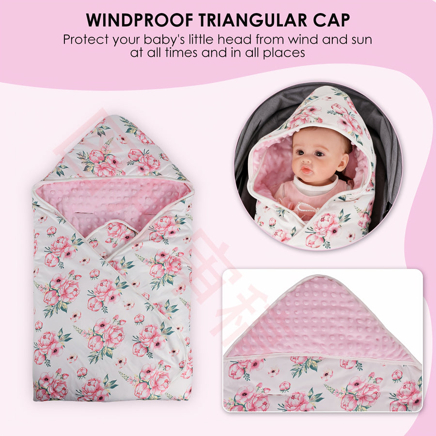 Couverture d'emmaillotage épaissie pour bébé automne/hiver — Monptitlou