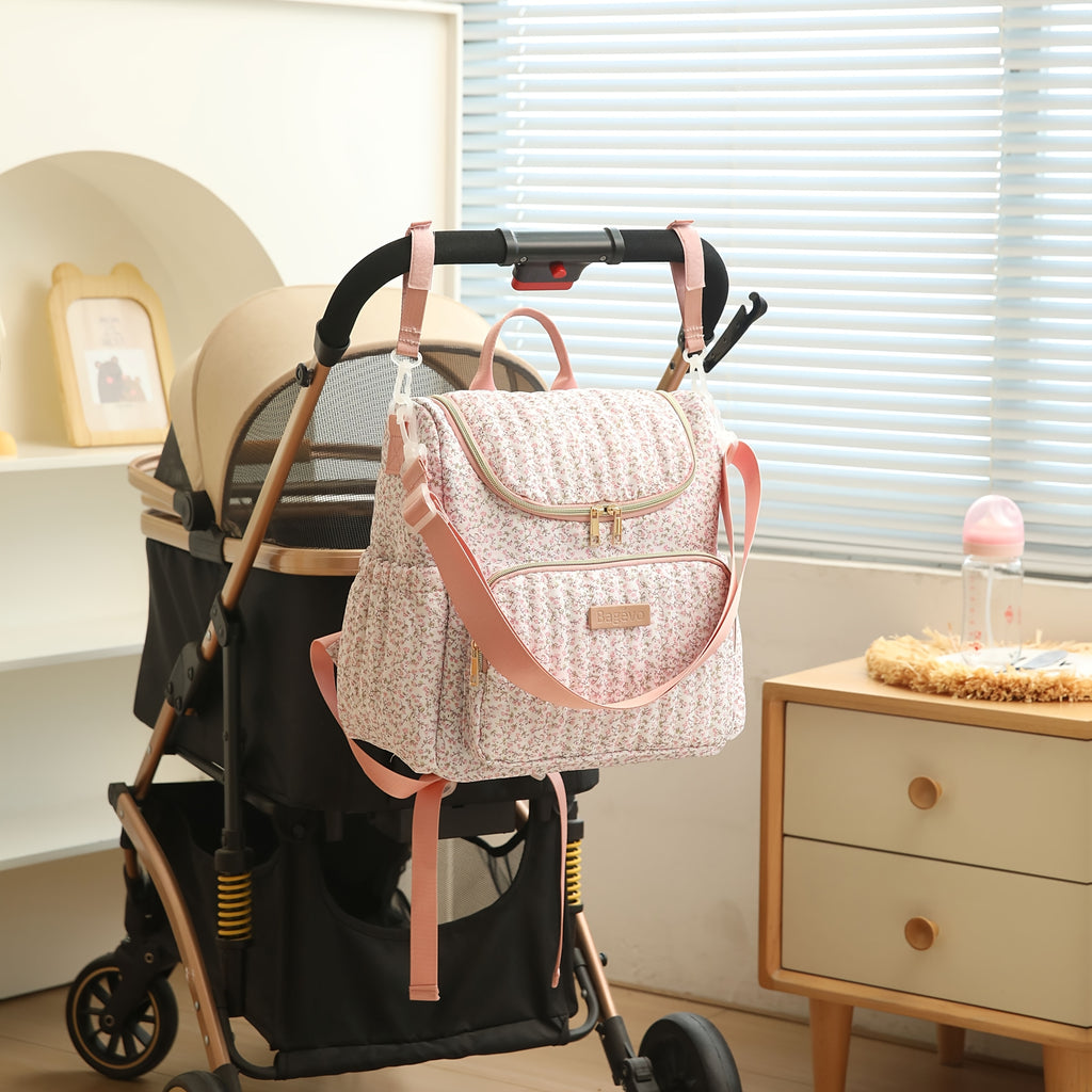 Sac à dos rose à poche avant unique, un essentiel pour la maison — Monptitlou
