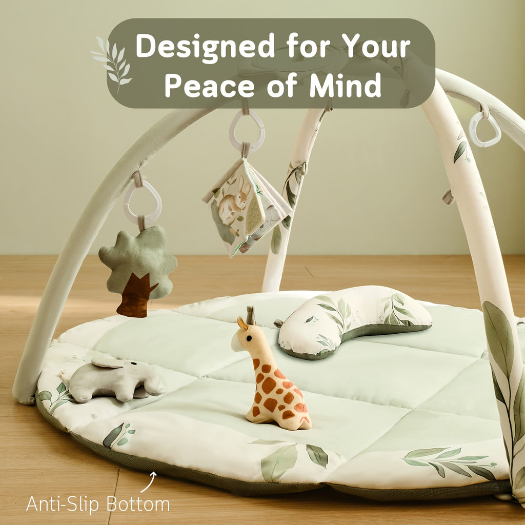 Tapis d'éveil pour bébé, tapis de jeu, tapis pour le ventre — Monptitlou