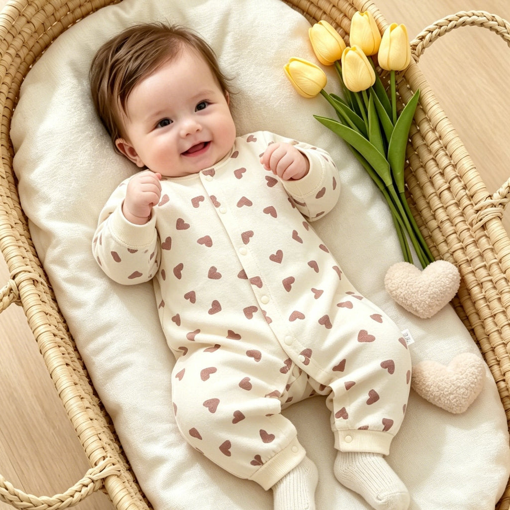 Combinaison manches longues pour bébé nouveau-né — Monptitlou