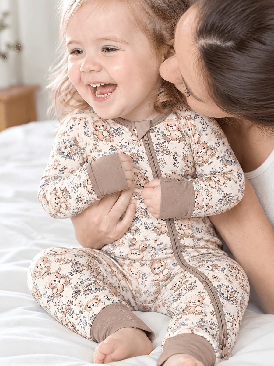 Grenouillère Bébé Garçon Fille en Fibre de Bambou, photo 14