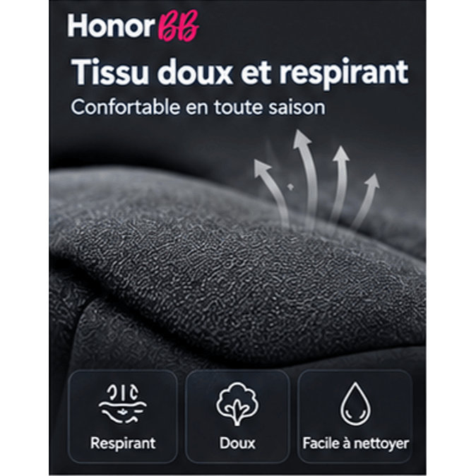 HonorBB Rehausseur I-Size ISOFIX Cosyfix R129 – Sécurité et confort