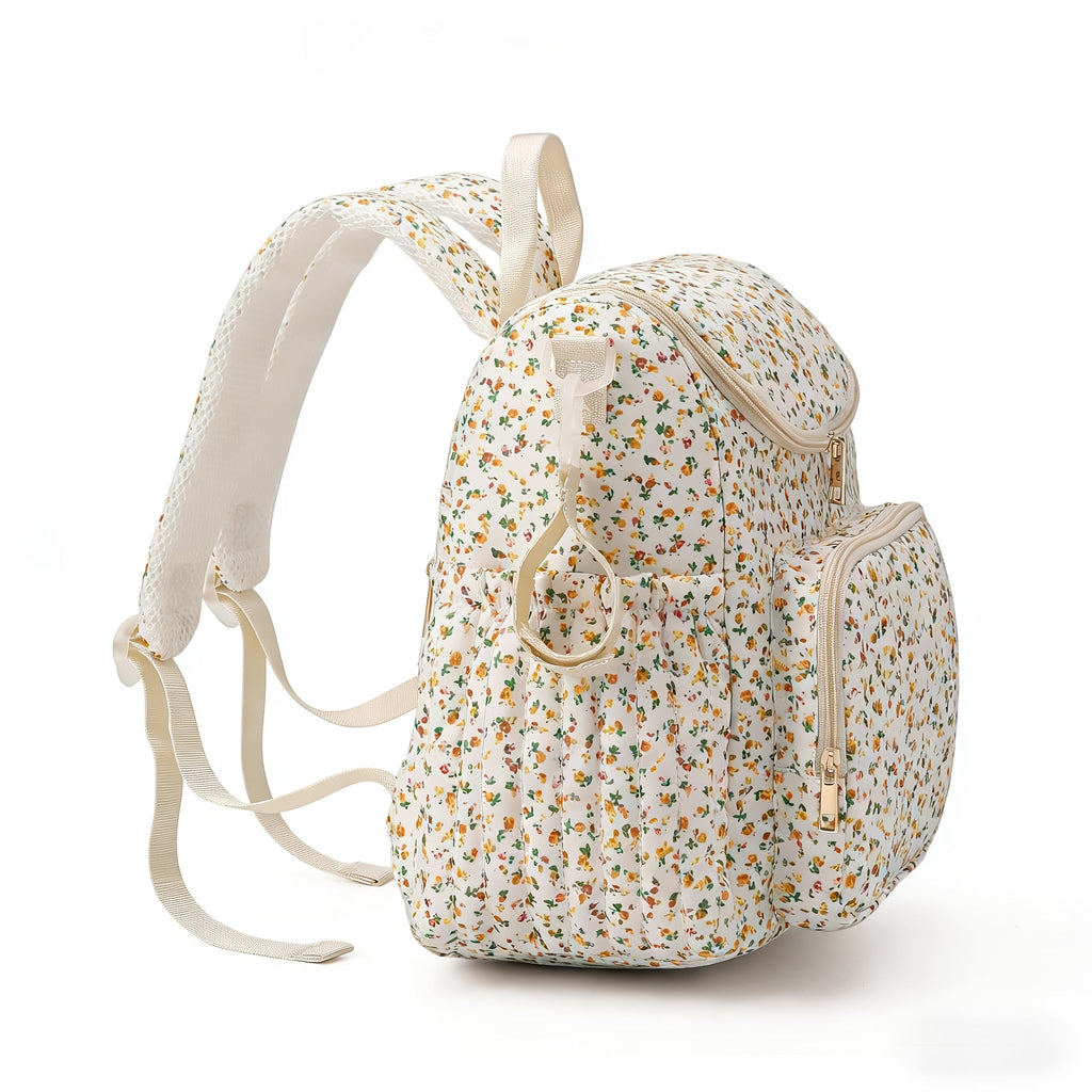 [Essentiel pour parents] Sac à langer à dos floral pour maman et papa — Monptitlou