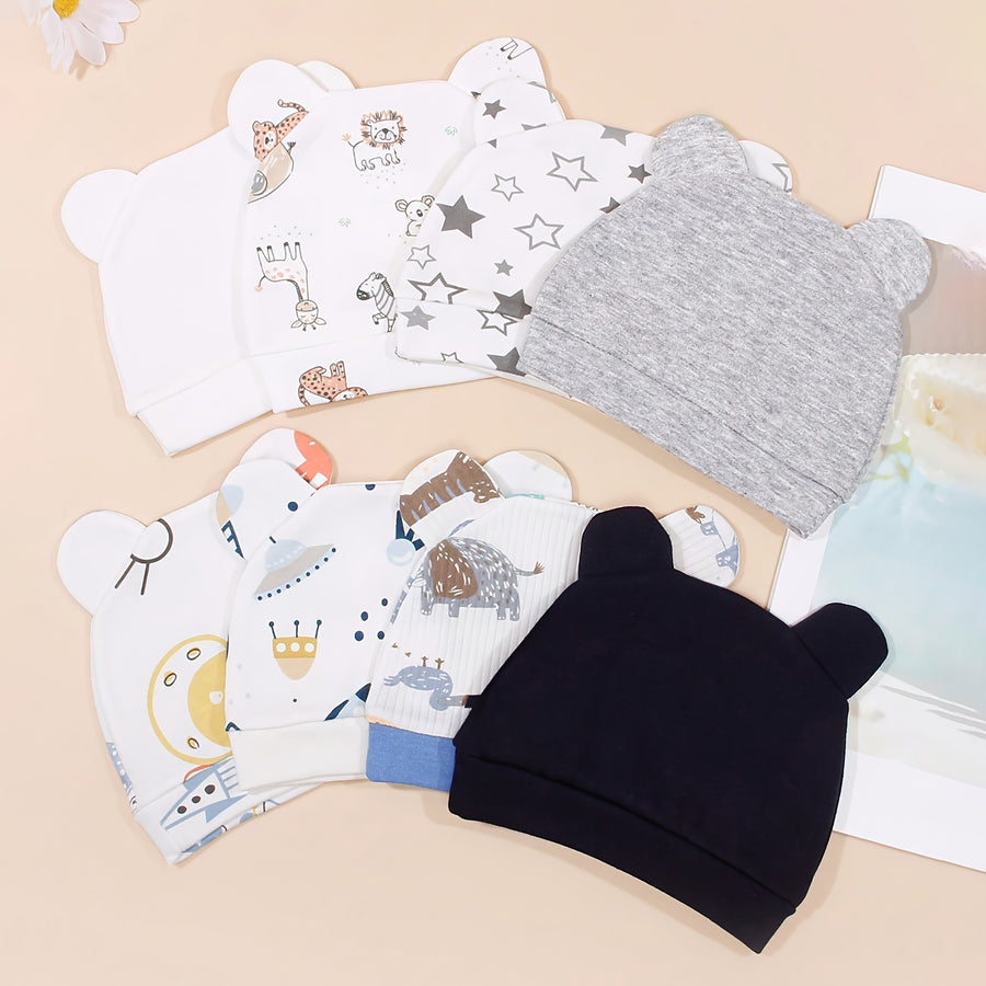 LAPI.ZAPI Ensemble de 6 pièces Bébé Couleur Aléatoire Combinée Chapeau — Monptitlou
