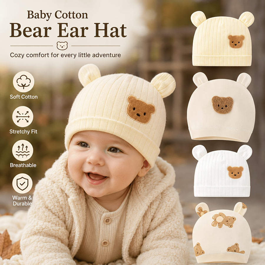 Bonnet bébé nouveau-né toutes saisons — Monptitlou