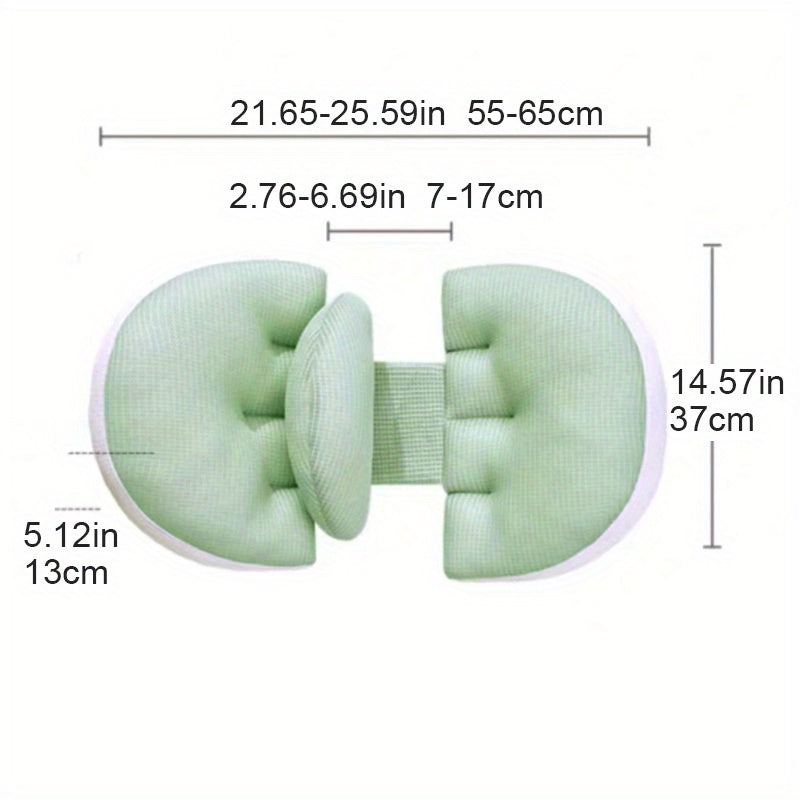 Oreiller de Maternité Ergonomique Ajustable 2-en-1 pour Dormir sur le — Monptitlou