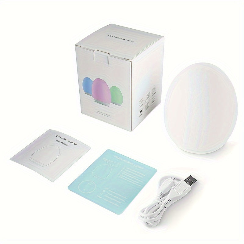 Veilleuse, Lampe de chevet 7 couleurs RGB changeantes et à intensité — Monptitlou