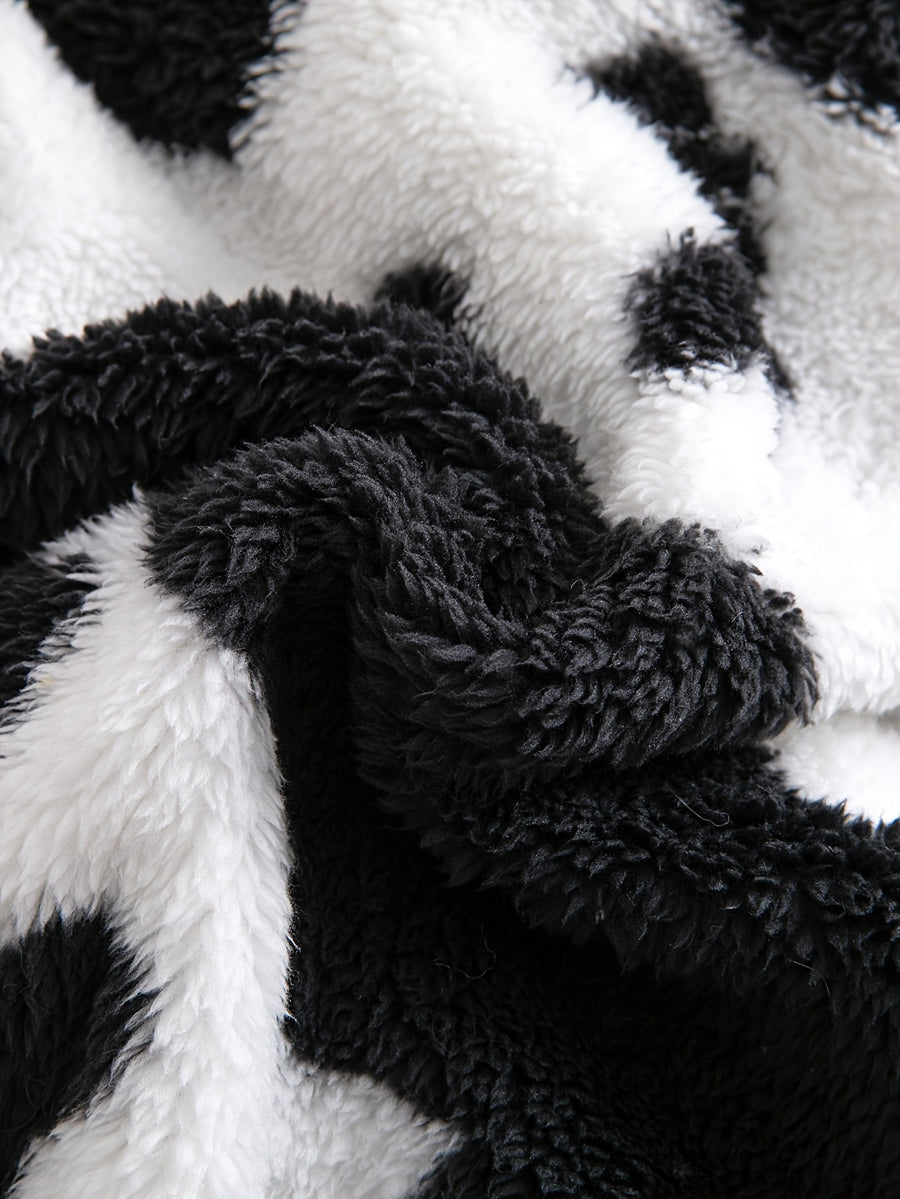 Combinaison à capuche et fermeture éclair panda pour bébé garçon — Monptitlou