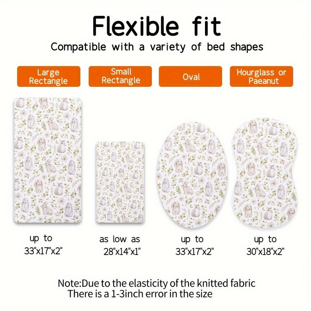 1 Housse de lit de bébé douce en tissu polyester — Monptitlou