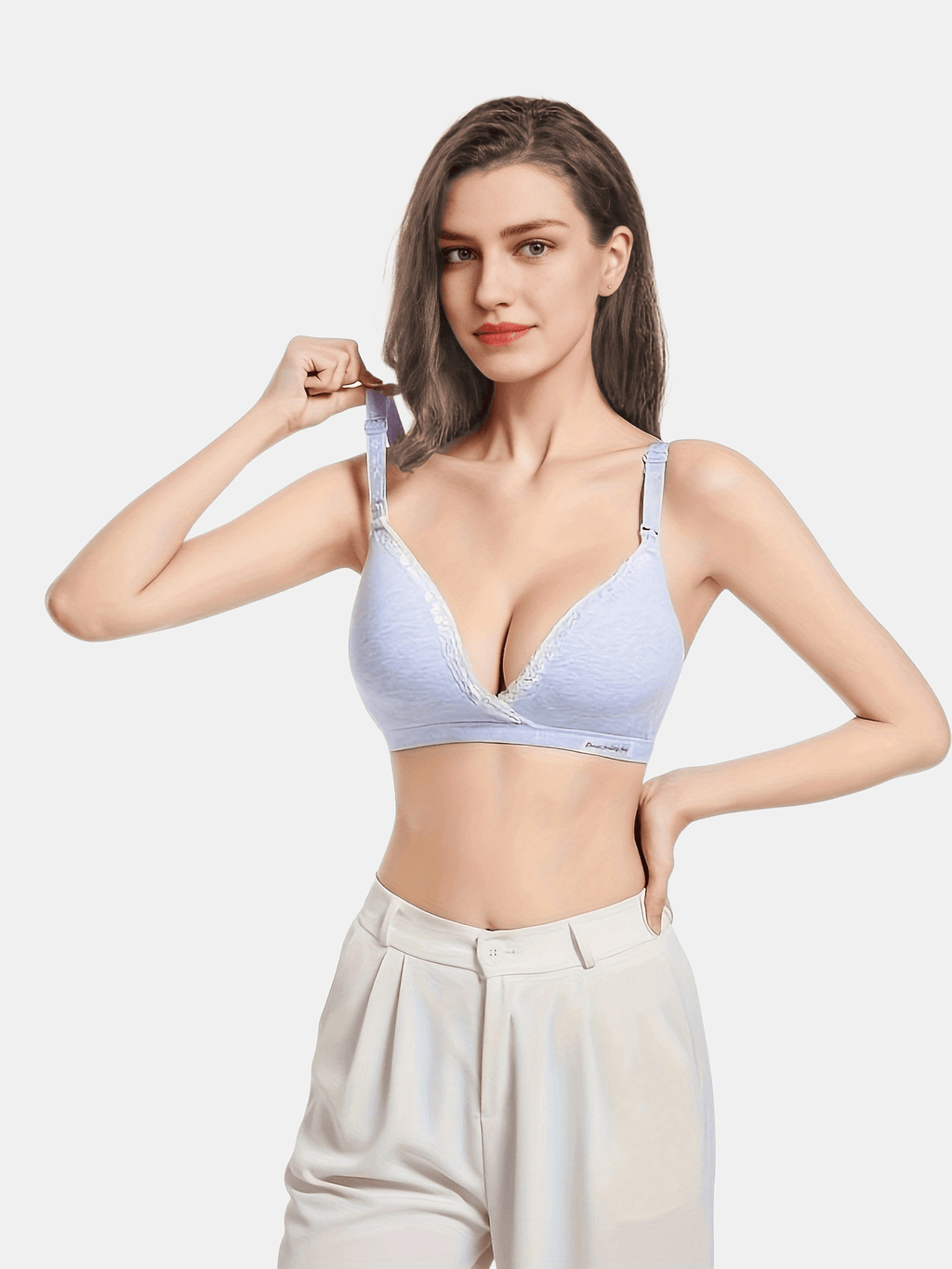 Soutien-gorge d'allaitement sans armature pour femme enceinte — Monptitlou