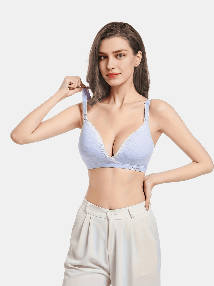 Soutien-gorge d'allaitement sans armature pour femme enceinte — Monptitlou