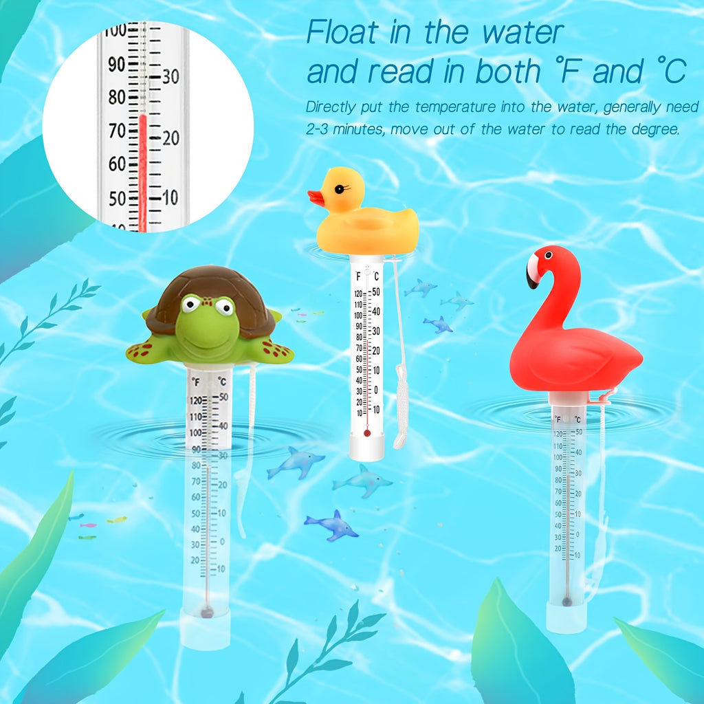 Thermomètre de bain flottant avec cordon, modèle tortue — Monptitlou