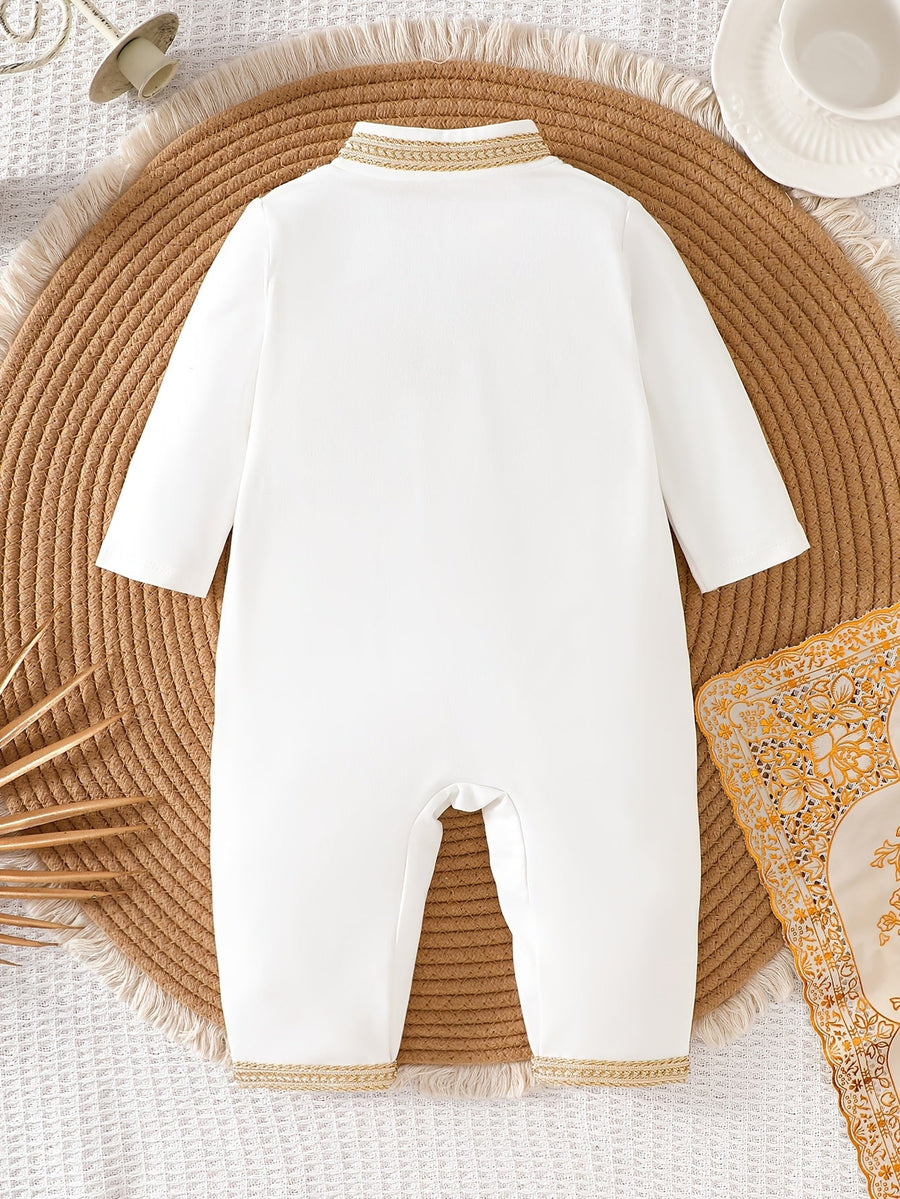 Bébé Garçon Printemps Automne Moyen-Orient Platine Dentelle Style — Monptitlou